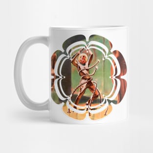 Tentacle Catches Futuristic Retro Man Robot Sci Fi Mug